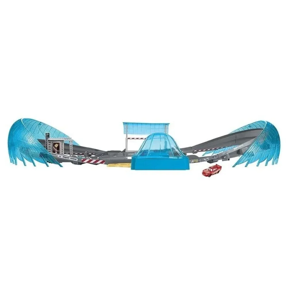 Disney Pixar Cars 3 Ultimate Florida Speedway Race Track Set  - COMPLETE - W/car
